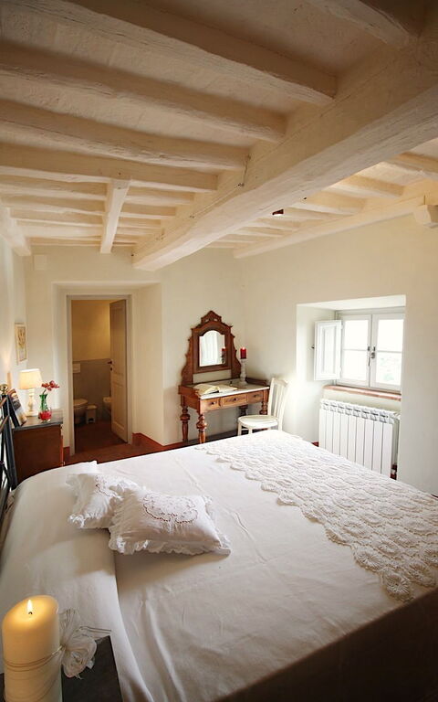 Villa Le Corchie: soverom