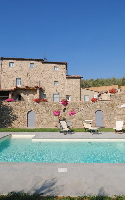 Villa Le Corchie: basseng, Eksteriør, Utendørs