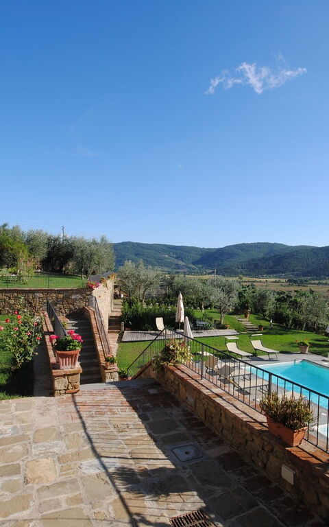 Villa Le Corchie: basseng, Eksteriør, Hage, Utendørs
