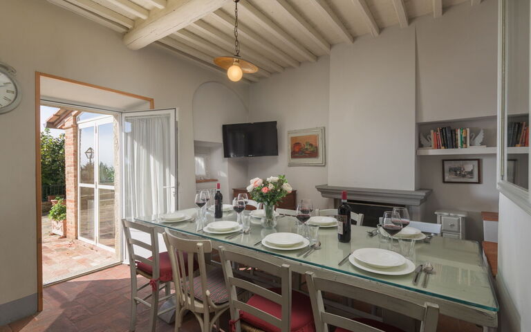 Villa Le Corchie: Lunsjrom