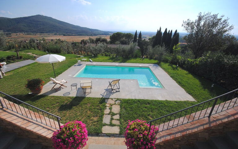 Villa Le Corchie: basseng, Eksteriør, Hage, Utendørs