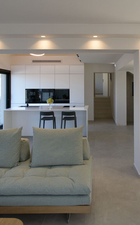 Villa Cocona: Kjøkken, Stue