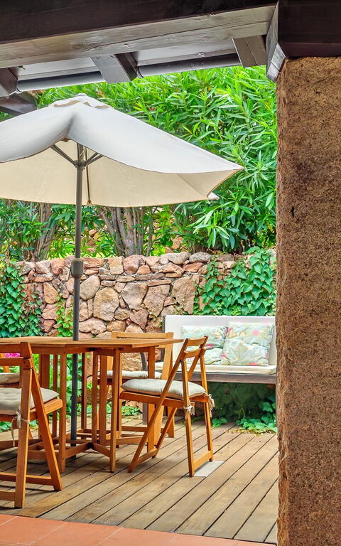 Villa Silenis: Balkong / terrasse / uteplass, Eksteriør, Utendørs