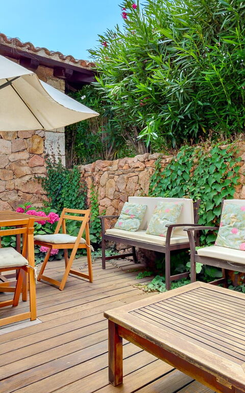 Villa Silenis: Balkong / terrasse / uteplass, Eksteriør, Utendørs