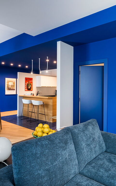 Monumento Apartament: Lunsjrom, Stue