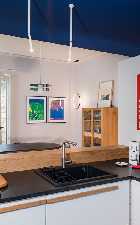 Monumento Apartament: Kjøkken