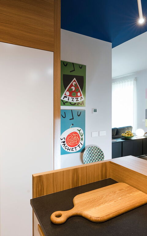 Monumento Apartament: Kjøkken