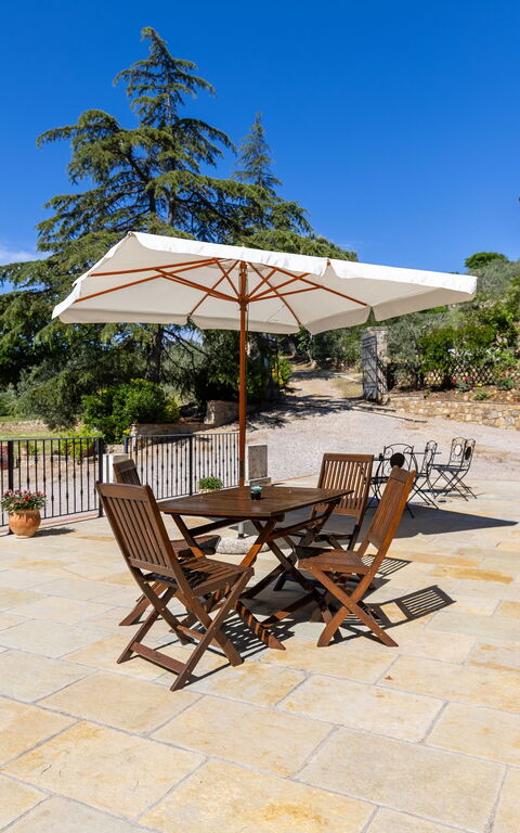 Tenuta Macericca: Balkong / terrasse / uteplass, Eksteriør, Utendørs