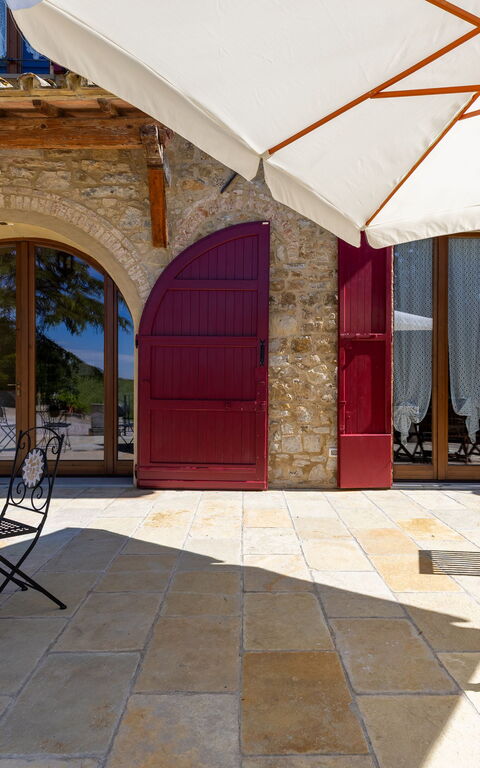 Tenuta Macericca: Balkong / terrasse / uteplass, Eksteriør, Utendørs