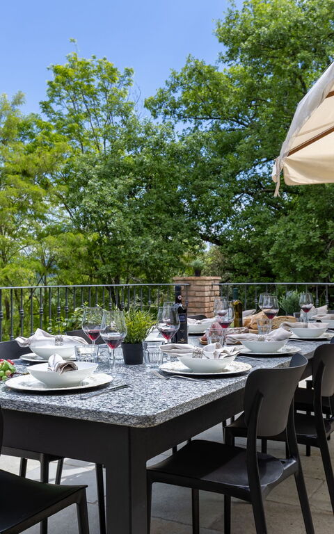 Tenuta Macericca: Balkong / terrasse / uteplass, Eksteriør, Utendørs