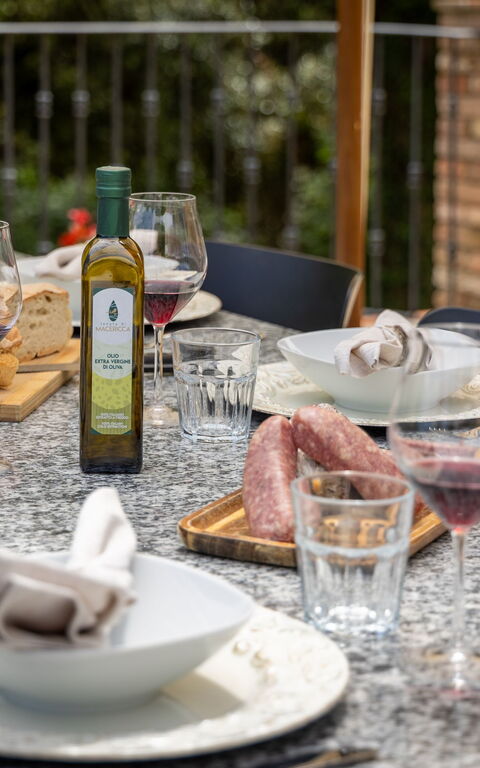 Tenuta Macericca: Balkong / terrasse / uteplass, Eksteriør, Utendørs