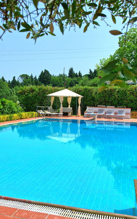 Villa Adriana: basseng, Eksteriør, Utendørs