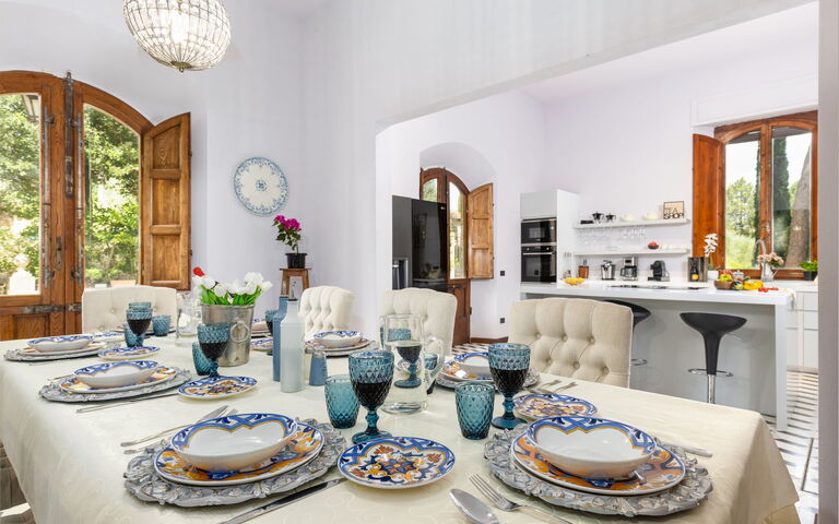 Villa Silvia: Lunsjrom