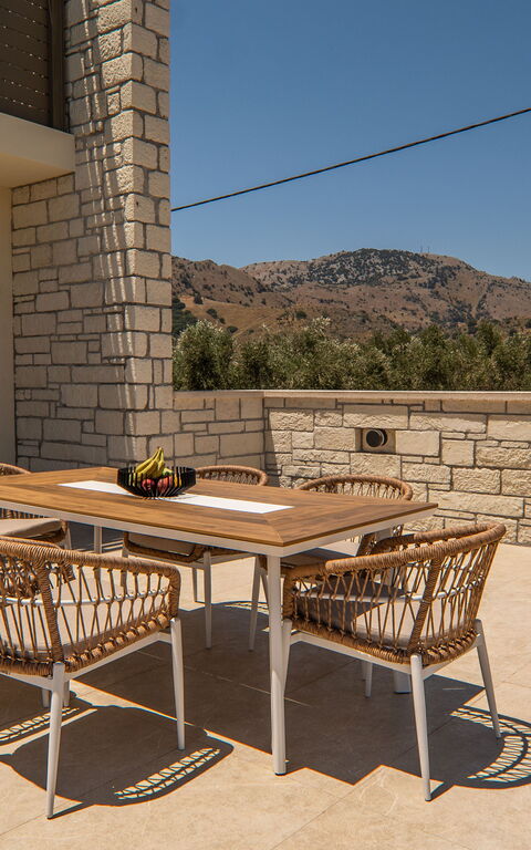 Villa Zen Chrysi: Balkong / terrasse / uteplass, Eksteriør, Utendørs