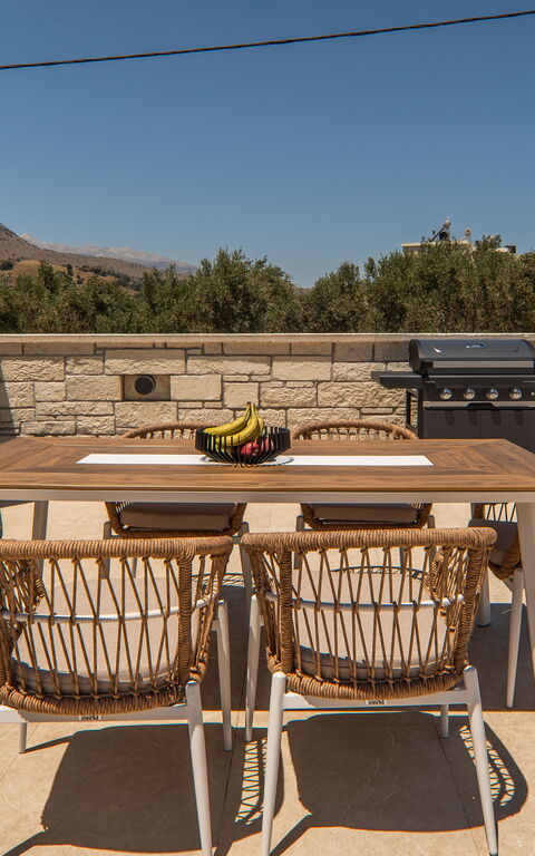 Villa Zen Chrysi: Balkong / terrasse / uteplass, Eksteriør, Utendørs