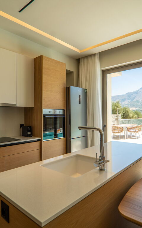 Villa Zen Chrysi: Kjøkken