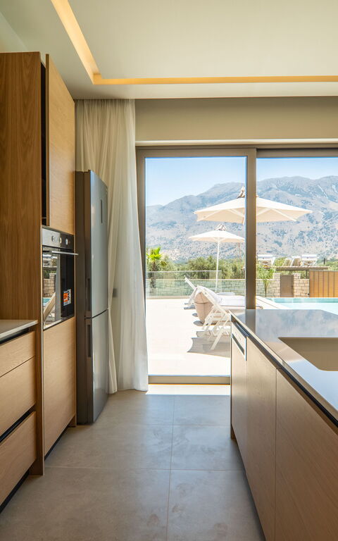 Villa Zen Chrysi: Kjøkken