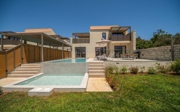 Villa Zen Chrysi: basseng, Eksteriør, Hage, Utendørs