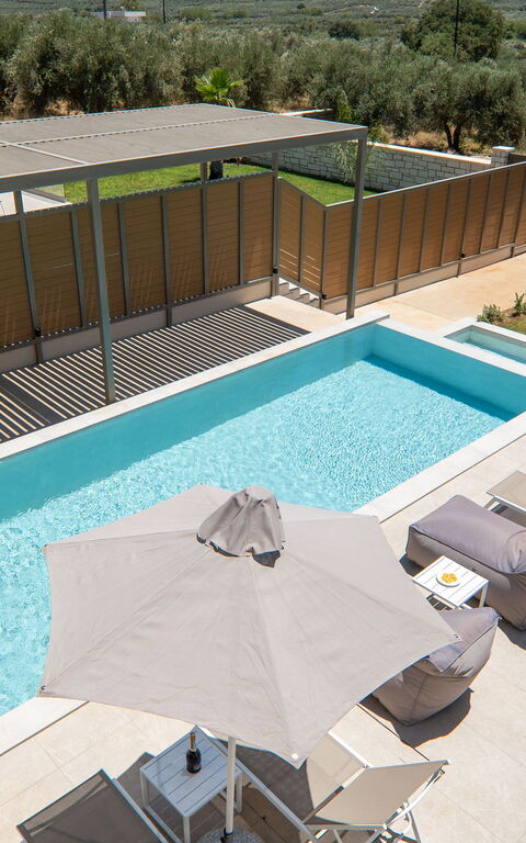 Villa Zen Aphrodite: basseng, Eksteriør, Utendørs