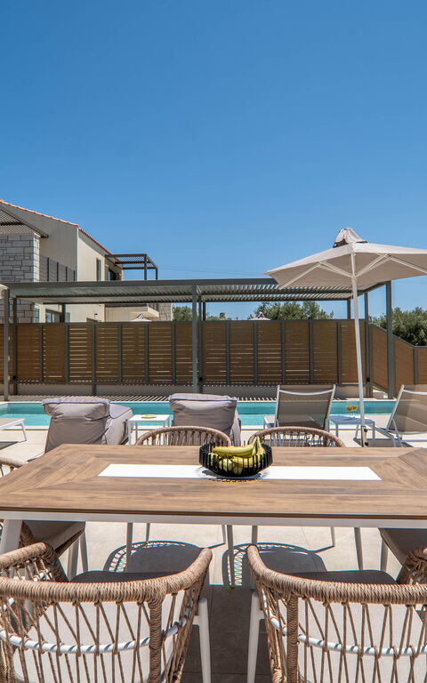 Villa Zen Aphrodite: Balkong / terrasse / uteplass, Eksteriør, Utendørs