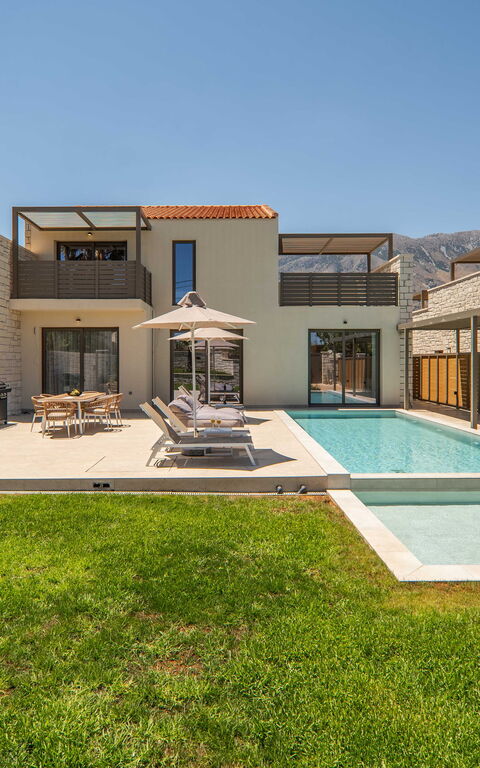 Villa Zen Hephaistos: basseng, Eksteriør, Hage, Utendørs