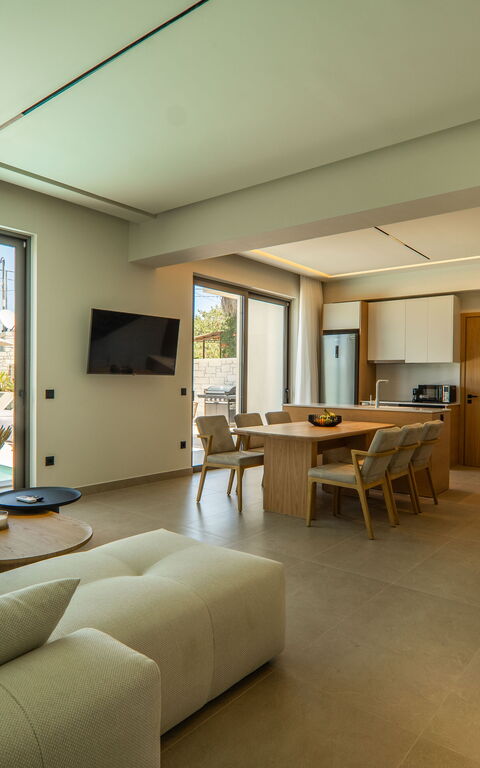 Villa Zen Hephaistos: Lunsjrom, Stue