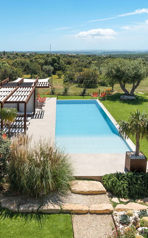 Corte Antigua: basseng, Eksteriør, Hage, Utendørs