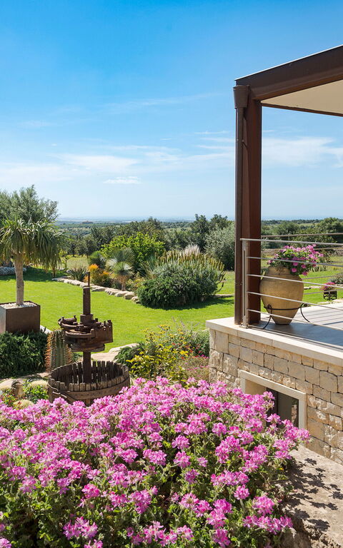 Corte Antigua: Balkong / terrasse / uteplass, basseng, Eksteriør, Hage, Utendørs