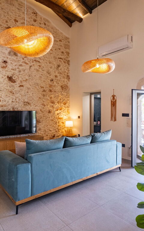 Villa Platon: Stue