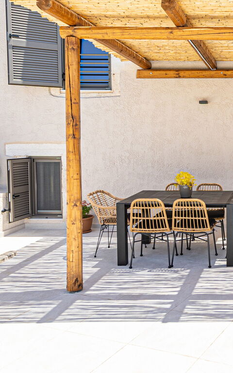 Villa Platon: Balkong / terrasse / uteplass, Eksteriør, Utendørs