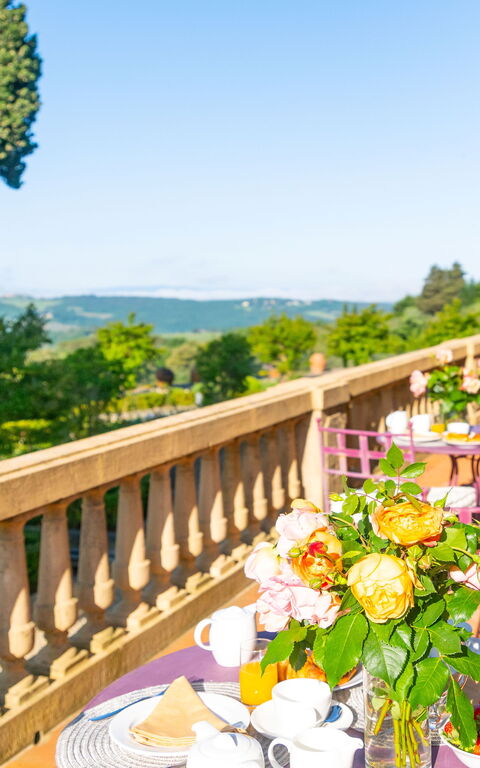 Villa Tenuta Casenuove: Balkong / terrasse / uteplass, Eksteriør, Utendørs, Visningar