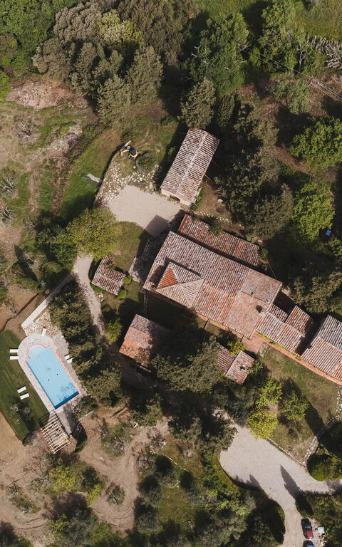 Podere Lupinati: basseng, Visningar