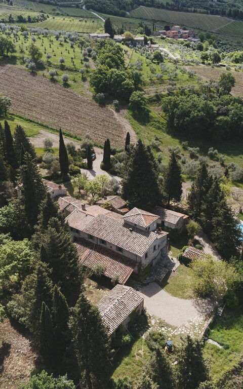 Podere Lupinati: basseng, Visningar