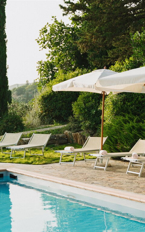 Podere Lupinati: basseng, Eksteriør, Utendørs