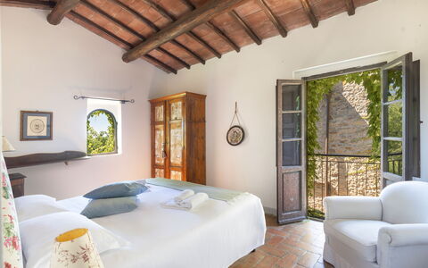 Feriebolig Granaio: soverom