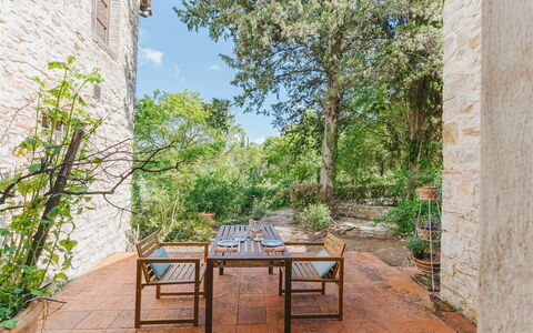 Feriebolig Corte: Balkong / terrasse / uteplass