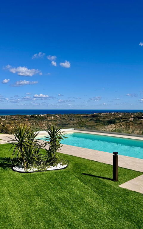 Villa Aversa: basseng, Hage, Sommer, Utendørs, Visningar