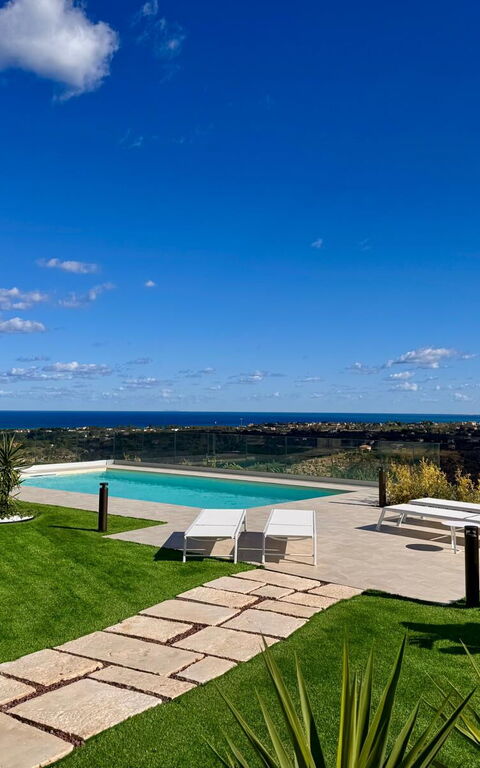 Villa Aversa: basseng, Hage, Utendørs, Visningar