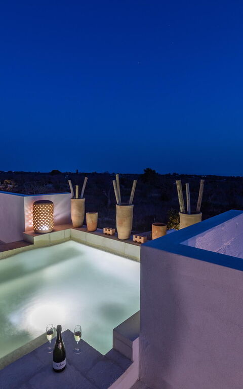 Villa Perla Del Sud: boblebad, Eksteriør, Utendørs