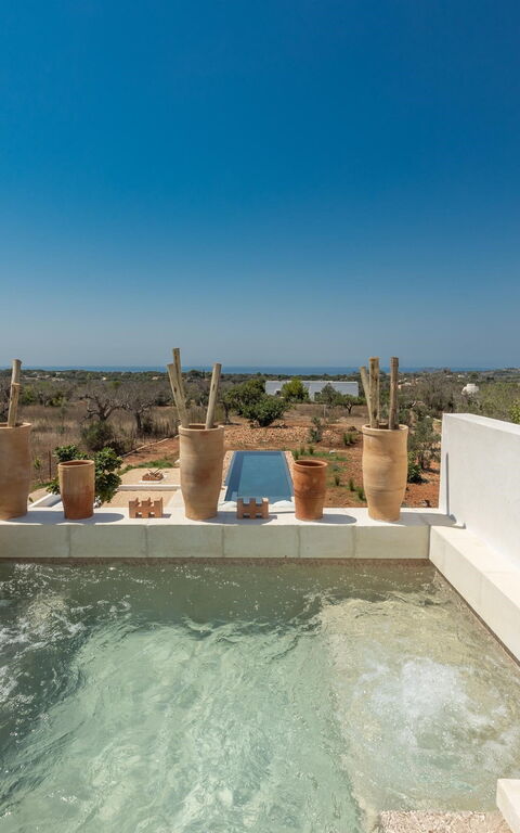 Villa Perla Del Sud: boblebad, Eksteriør, Utendørs, Visningar