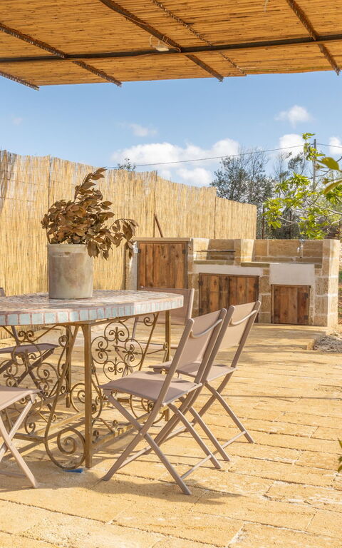 Villa Perla Del Sud: Balkong / terrasse / uteplass, Eksteriør, Utendørs