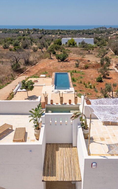 Villa Perla Del Sud: Balkong / terrasse / uteplass, Eksteriør, Utendørs, Visningar