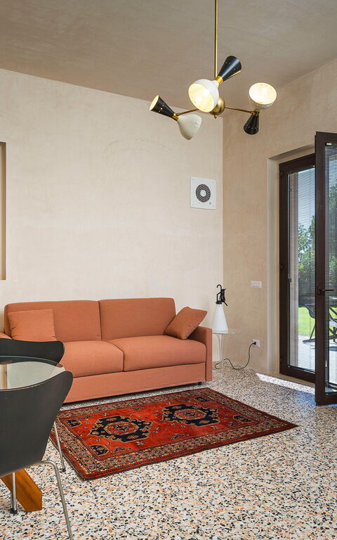 Dimora Spinazzella: Kjøkken, Stue