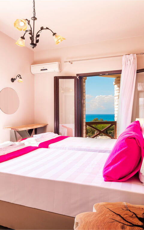 Villa Irida: soverom