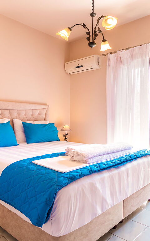 Villa Irida: soverom