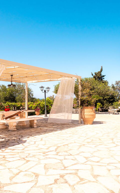 Villa Irida: Balkong / terrasse / uteplass, Visningar