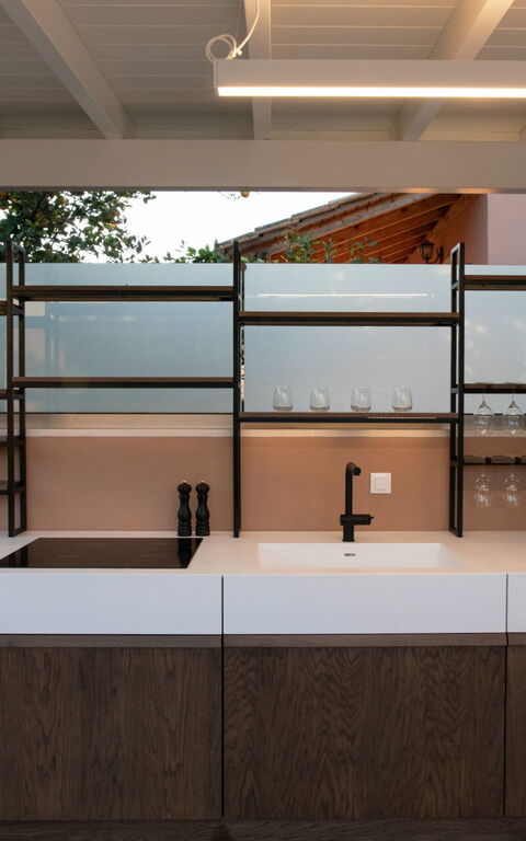 Villa Eleas Ikos: Balkong / terrasse / uteplass, Eksteriør, Utendørs