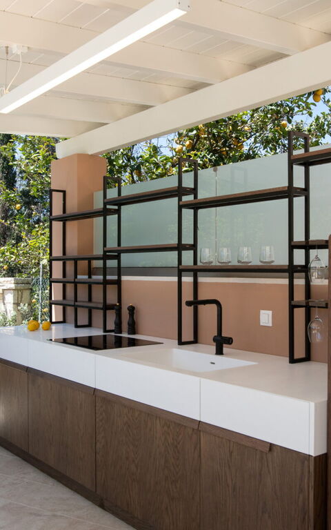 Villa Eleas Ikos: Balkong / terrasse / uteplass, Eksteriør, Utendørs