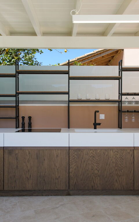 Villa Eleas Ikos: Balkong / terrasse / uteplass, Eksteriør, Utendørs