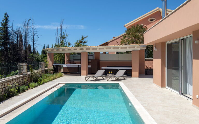 Villa Eleas Ikos: basseng, Eksteriør, Utendørs